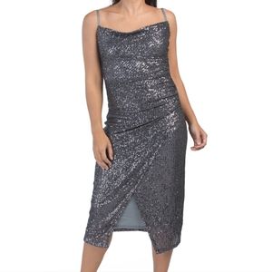 Sequin Midi Dress